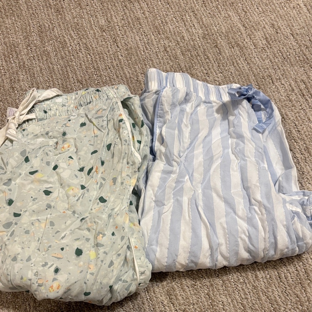 Striped and Patterned light Pajama Pants - Picture 2 of 6